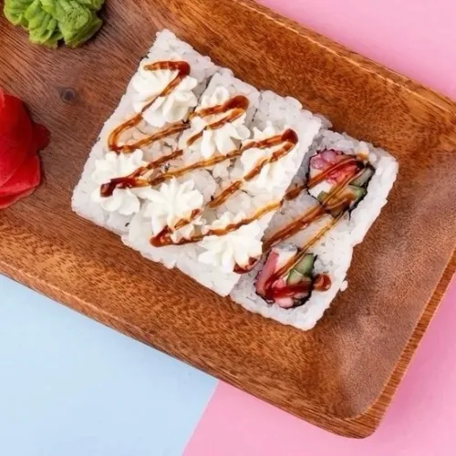 Ролл с Креветкой и Унаги