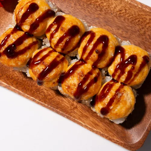 Запеченный ролл с Ананасом и Угрем