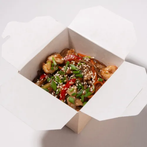 Вок с морепродуктами