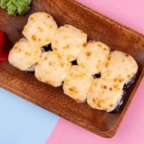 Запеченный с курицей