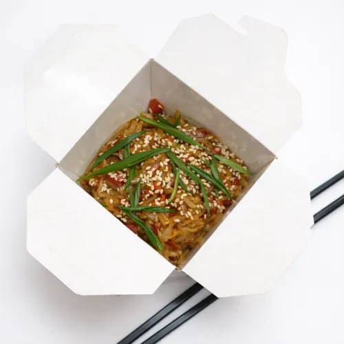 Вок с рисом и соусом Терияки Постный